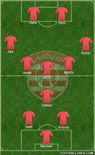 Club Africain Tunis Formation 2013