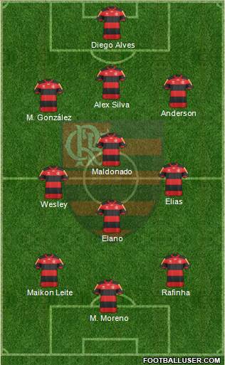 CR Flamengo Formation 2013