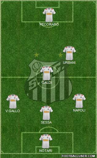 Santos FC Formation 2013