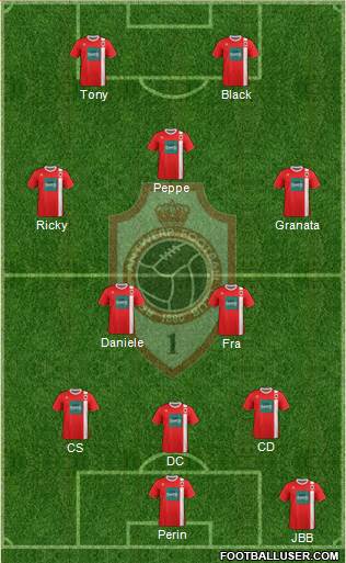 R Antwerp FC Formation 2013