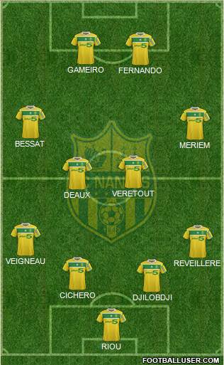 FC Nantes Formation 2013