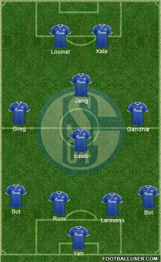 FC Schalke 04 Formation 2013