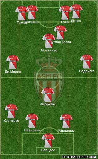 AS Monaco FC Formation 2013