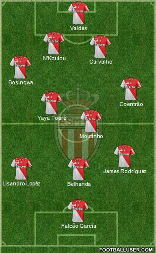 AS Monaco FC Formation 2013