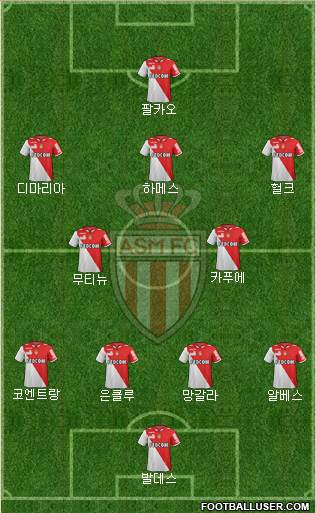 AS Monaco FC Formation 2013