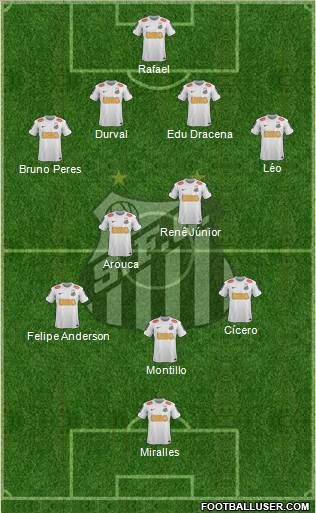 Santos FC Formation 2013