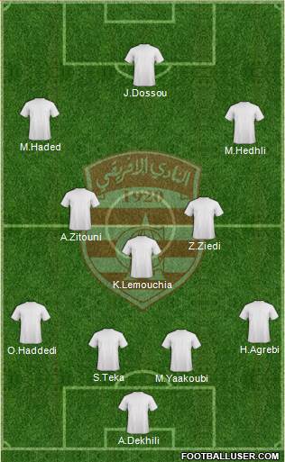 Club Africain Tunis Formation 2013