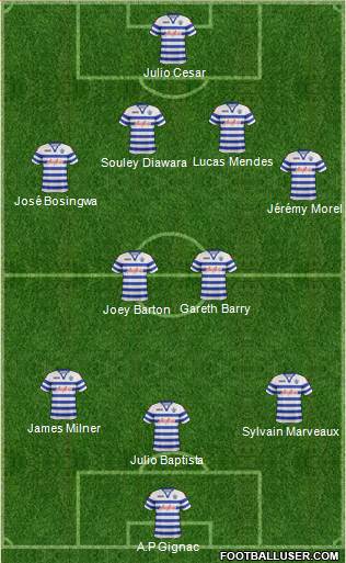 Queens Park Rangers Formation 2013