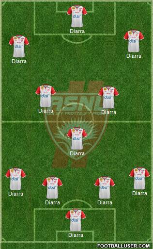 A.S. Nancy Lorraine Formation 2013