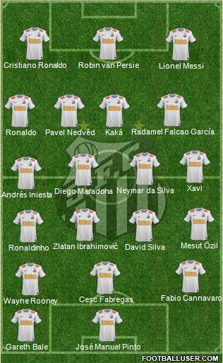 Santos FC Formation 2013