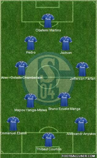 FC Schalke 04 Formation 2013