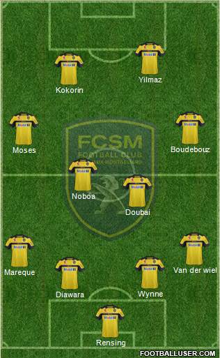 FC Sochaux-Montbéliard Formation 2013