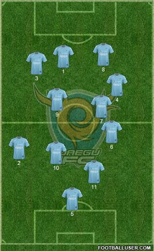 Daegu FC Formation 2013