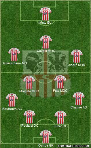 Athletic Club Ajaccien Football Formation 2013