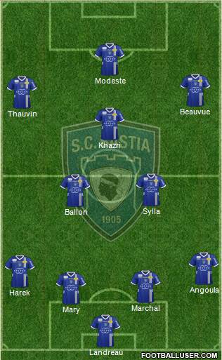 Sporting Club Bastia Formation 2013