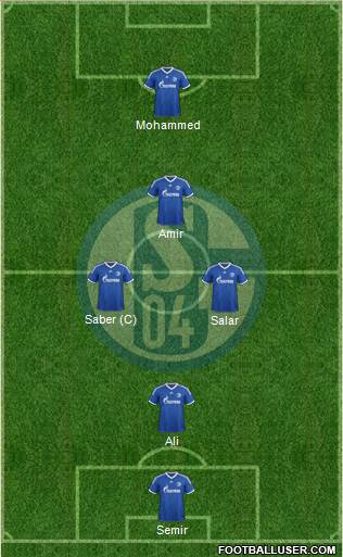 FC Schalke 04 Formation 2013