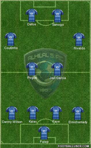 Al-Hilal (KSA) Formation 2013