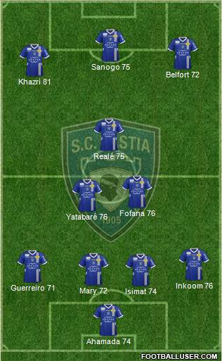 Sporting Club Bastia Formation 2013