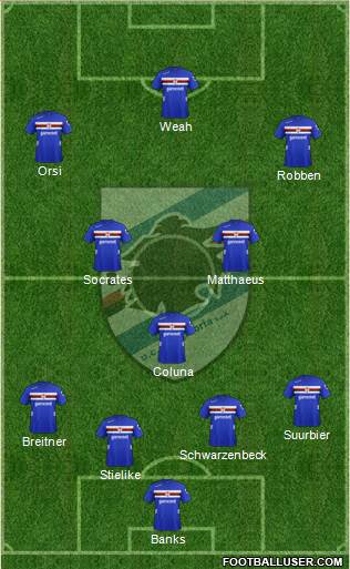 Sampdoria Formation 2013