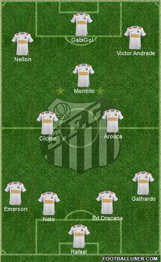 Santos FC Formation 2013