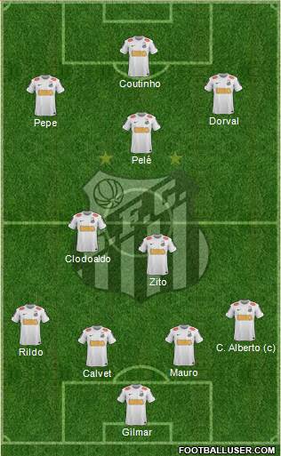 Santos FC Formation 2013