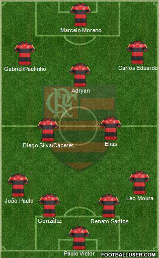 CR Flamengo Formation 2013