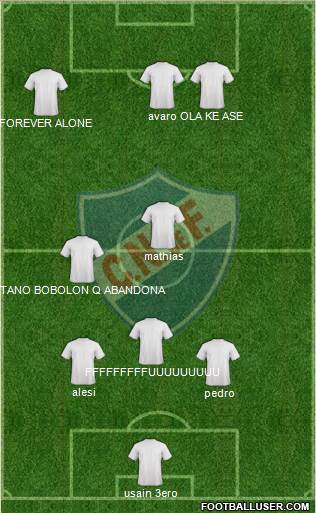 Club Nacional de Football Formation 2013