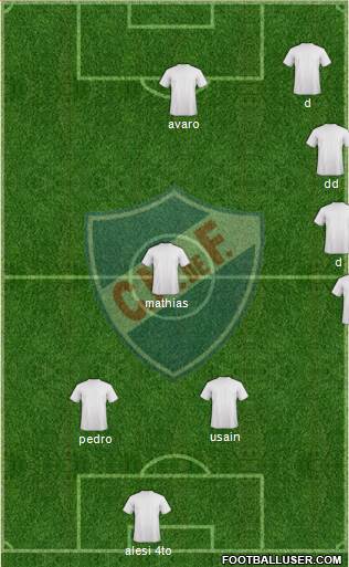 Club Nacional de Football Formation 2013