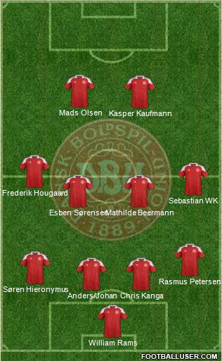 Denmark Formation 2013