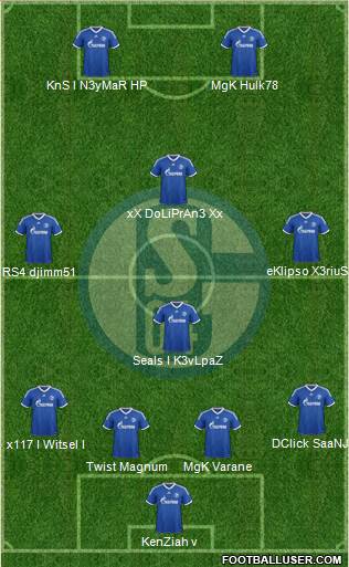 FC Schalke 04 Formation 2013