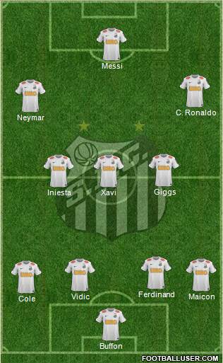 Santos FC Formation 2013