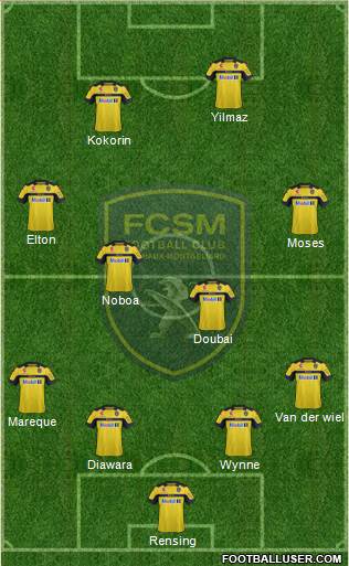 FC Sochaux-Montbéliard Formation 2013