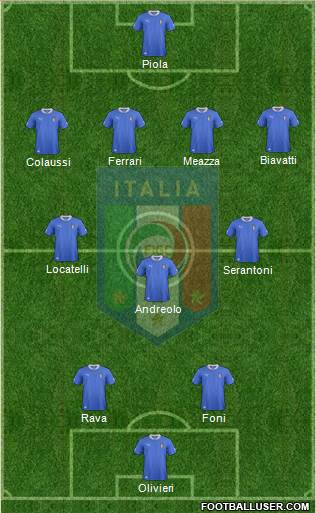 Italy Formation 2013