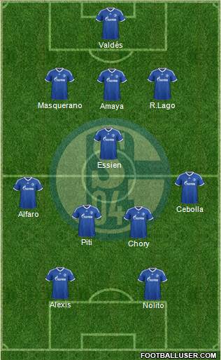 FC Schalke 04 Formation 2013