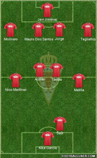 Real Murcia C.F., S.A.D. Formation 2013