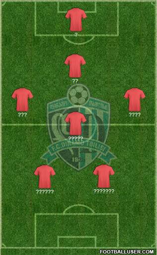 Dinamo Tbilisi Formation 2013