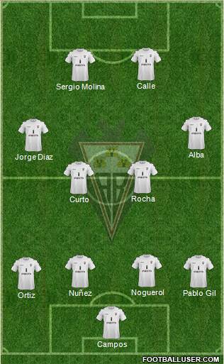 Albacete B., S.A.D. Formation 2013