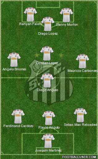 Santos FC Formation 2013