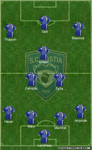 Sporting Club Bastia Formation 2013