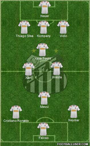 Santos FC Formation 2013