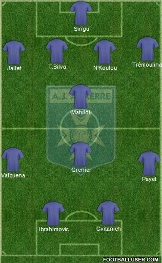 A.J. Auxerre Formation 2013