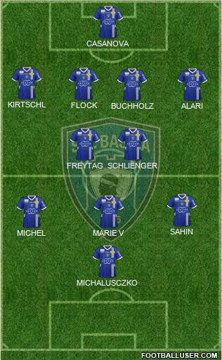 Sporting Club Bastia Formation 2013