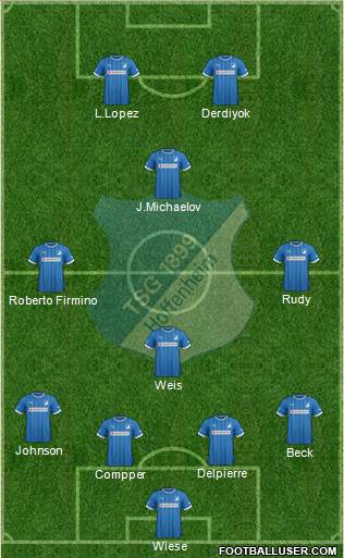 TSG 1899 Hoffenheim Formation 2013