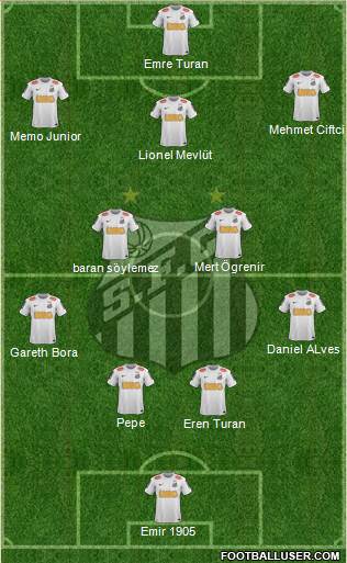 Santos FC Formation 2013