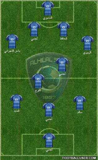 Al-Hilal (KSA) Formation 2013