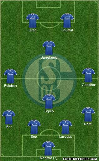 FC Schalke 04 Formation 2013