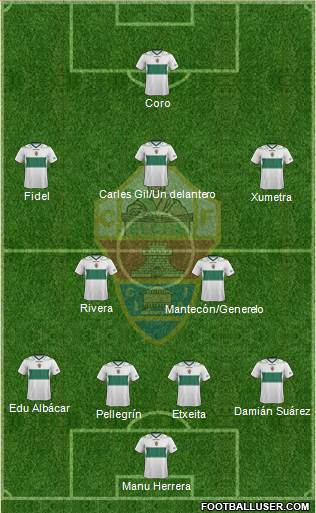 Elche C.F., S.A.D. Formation 2013