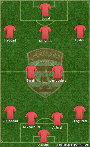 Club Africain Tunis Formation 2013