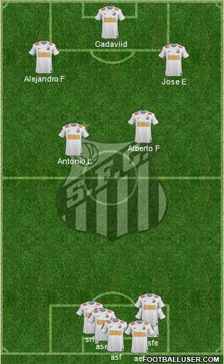 Santos FC Formation 2013