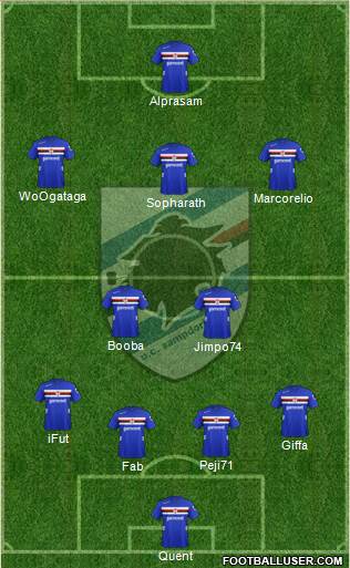 Sampdoria Formation 2013